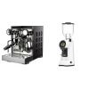 Rocket Espresso Appartamento TCA, black/black + Eureka Helios 65, white