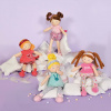 Doudou Julijou LES PIPELLETTES 25 cm