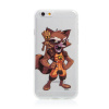 Kryt MARVEL pre Apple iPhone 6 / 6S - Guardians of the Galaxy - Rocket and Groot - gumový - priehľadný