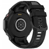 Silikónový remienok + skrutkovač pre Xiaomi Amazfit T-REX 3 / Čierno-sivý
