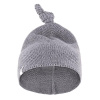 Petite&Mars Čiapka pletená Huggy Creamy 100% bavlna 0-6m Farby: grey