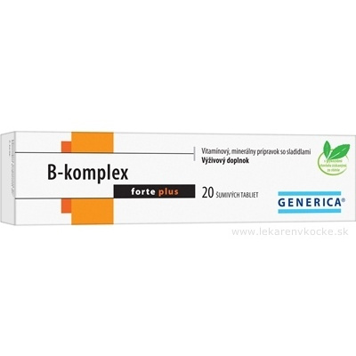 GENERICA B-komplex forte plus tbl eff 1x20 ks