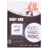 BABYDAB BABY DAB Farba na detské odtlačky - šedá
