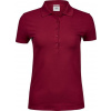 TEE JAYS TJ145 STRECH DELUX / Dámska polokošeľa - deep red S
