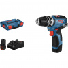 Bosch Akumulátorový vŕtací skrutkovač GSR 12V-35 FC, L-Boxx, 2x aku 06019H3001