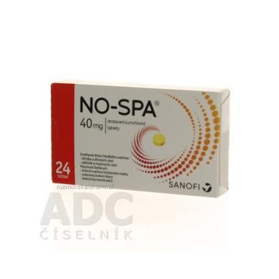 Zentiva, k.s. NO-SPA 40 mg tbl (blis.PVC/Al) 1x24 ks