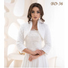 Svadobné bolerko z imitácie kožušiny - ivory: BD-36 Rozmer: 34