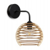 Light Home Nástenné svietidlo Timber, 1x drevené tienidlo, kf, n