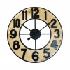 TechnoLine WT 1610 nástěnné hodiny, analogové, řízené krystalem, tichý chod, dřevo WT 1610