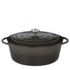 Litinový hrnec oválný Provence 33 cm šedý - Küchenprofi (Litinový Hrnec na pečení Provence oválný 33 cm šedý - Küchenprofi)