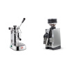 La Pavoni Professional Lusso + Eureka Mignon Zero 65 All Purpose, CR chrome