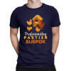Profesionálny pastier sliepok - pánske tričko s potlačou - Tričkový | XL | Navy | Pánske tričko