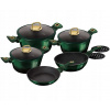 Sada hrncov - Hrnce 10 el. Berlinger Haus Kovové Emerald BH-6 (Sada hrncov - Hrnce 10 el. Berlinger Haus Kovové Emerald BH-6)