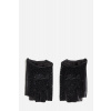RUKAVICE KARL LAGERFELD K/SIGNATURE GLITTER FL GLOVES BLACK EMBELLISHMENT