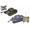 Tank RC 2 ks 36 cm + dobíjací pack tanková bitka 27 MHz a 40 MHz so zvukom a svetlom v krabici