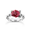 Thomas Sabo TR2482-664-10-56 Silver Ring Roses Romance Ladies