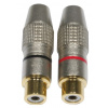 Accu Cable AC-C-RFG/SET RCA Cinch zástrčka samica gold