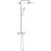 GROHE Rainshower SmartActive nástenný termostatický sprchový systém, horná sprcha 1jet priemer 310 mm, ručná sprcha 3jet, chróm/mesačná biela, 26647LS0