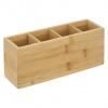 5five Simply Smart Kozmetický organizér Bamboo 4, bambus