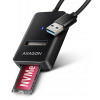 AXAGON ADM2-AM USB-A 10Gbps - M.2 NVMe & SATA SSD adaptér, kabel USB-A 10cm ADM2-AM