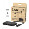 Club3D hub MST (Multi Stream Transport) DisplayPort 1.4 na 4x DisplayPort, Quad monitor, 4x 4K30Hz, 8K30Hz (CSV-7400)