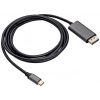 Akyga kabel USB-C ® zástrčka, Konektor DisplayPort 1.80 m černá AK-AV-16 Kabel USB-C