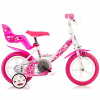 Detský bicykel so srdiečkami 12",