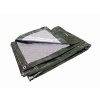 KRYCIA PLACHTA 6x12m (130g/m2) ZELENO - STRIEBORNÁ