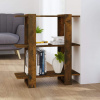 vidaXL Knižnica/deliaca stena tmavý dub 80x30x87 cm vidaXL Knižnica/deliaca stena tmavý dub 80x30x87 cm