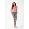 Dámske pyžamo Luna 322 long/r M-2XL Z25/26 modrá M