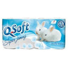 Q-soft Q Soft Toaletný papier Extra jemný 3-vrstvový 8x160m