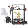 CREALITY 3D Creality Ender 3 Max Neo FDM 3D tlačiareň 300 x 300 x 320 mm veľký stavebný objem + 1 kg bieleho PLA vlákna