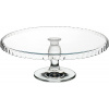 Podnos na na tortu sklenený 32 cm na nohe (S5248)