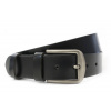 Arwel Čierny kožený hladký pánsky opasok | čierna 913-5000-0-60-9012-40