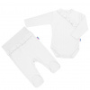2-dielna dojčenská súprava New Baby Stripes bílá - 80 (9-12m)