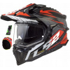 MOTOCYKLOVÁ PRILBA LS2 MX701 EXPLORER SPIRE RED Enduro Adventure Cross XL