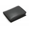 Arwel Čierna pánska kožená peňaženka so zaistením dokladov 514-5424-60