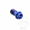 Skrutka brzdovej hadice jednoduchý M10X1.25 Titan Racing blau pre Honda Shadow VT600 1988-2000