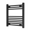 KÚPEĽŇOVÝ RADIÁTOR ČIERNY REBRÍKOVÝ 60x50 cm MODERNÝ RADIÁTOR BERGEN