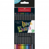 Faber-Castell Farbičky Faber Castell Black Edition, 12 ks