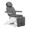 Elektrické kozmetické kreslo SILLON CLASSIC 2 motory pedi sivá
