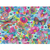 Bluebird Flowers and Butterflies 1000 dielov
