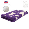 DRYBED Premium Vet Bed Golden retriever fialový 100 x 75 cm