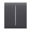 Ajax CenterButton (2-gang) graphite (46028) - Stredové tlačidlo (spínač radenia 5)