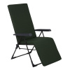Polohovacie záhradné kreslo s podnožkou Barletta Plus Black Edition H024-32PB PATIO