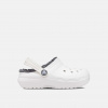 Crocs Classic Lined Clog T White/Grey
