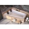 BESCO Asymetrická vaňa INTIMA DUO SLIM Nožičky k vani - S nožičkami, Rozmer vane - 180 × 125 cm, Spôsob prevedenia - Ľavé VANINTID18SLIML+OLVPINOZSTELID