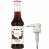 Barmanský sirup MONIN Chocolate ČOKOLÁDA 250 ml + Pumpička
