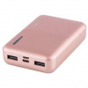 Powerbanka GoGEN 10000 mAh, PB100007, metalická (PB100007RG) ružová