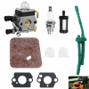 KARBURÁTOR PRE KOSAČKU STIHL FS38 FS45 FS55 FS80 FS85 + TESNENIA + KÁBLOVÁ PUMPA